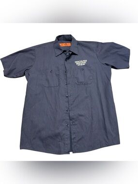 Deschutes Brewery men’s shirt button up work wear Red Chair size large